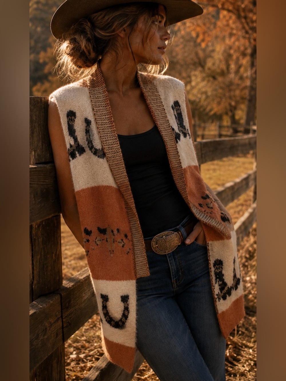 Cowgirl Cardigan Poncho, from Ft. Worth Stockyards